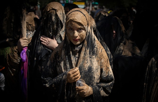 Ashura Mourning Ceremony in Bijar, Iran